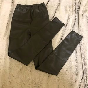 Wilfred free faux leather leggings